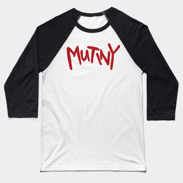 Mutiny Logo (Halt and Catch Fire) Baseball T-Shirt by Widmore